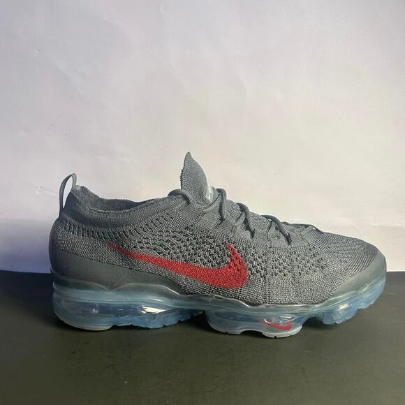 Mens Nike Air VaporMax 2023 Flyknit \'Dark Grey Gym Red\' Size 12 OG ALL main image 9